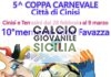 Coppa Carnevale Città di Cinisi – 10°Memorial Aldo Favazza.